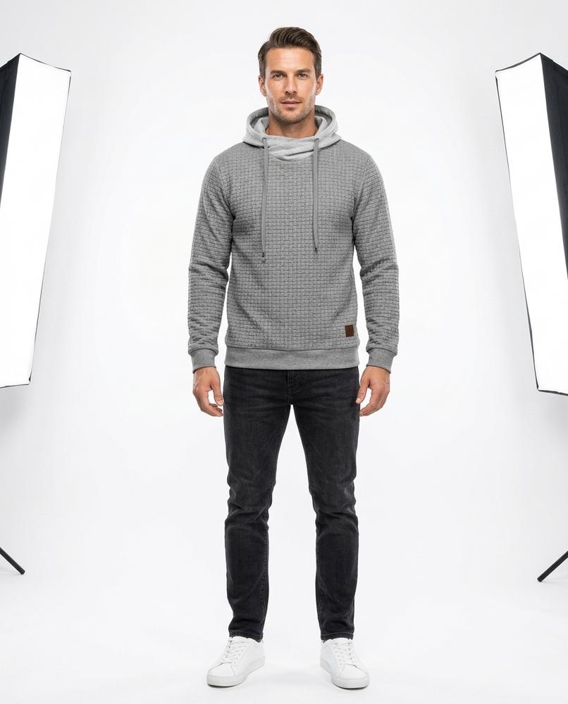 Cloppenburg Mode - Eevos | Strukturiert Hochgeschlossen Hoodie Herren