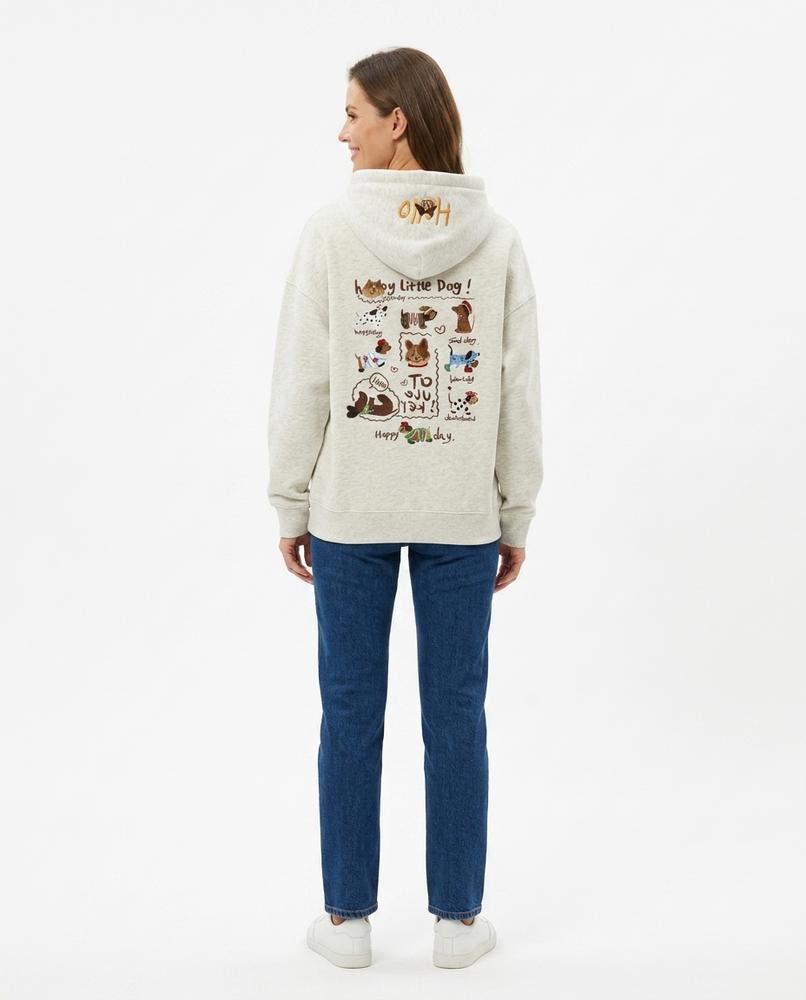Cloppenburg Mode - Vufek | Bestickt Meliert Hoodie Unisex