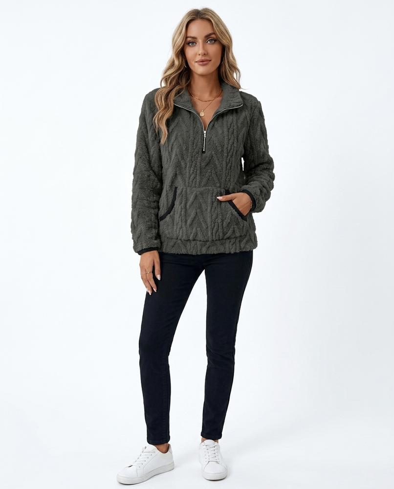 Cloppenburg Mode - Tedes | Plüschig Mit-Reißverschluss Pullover Damen