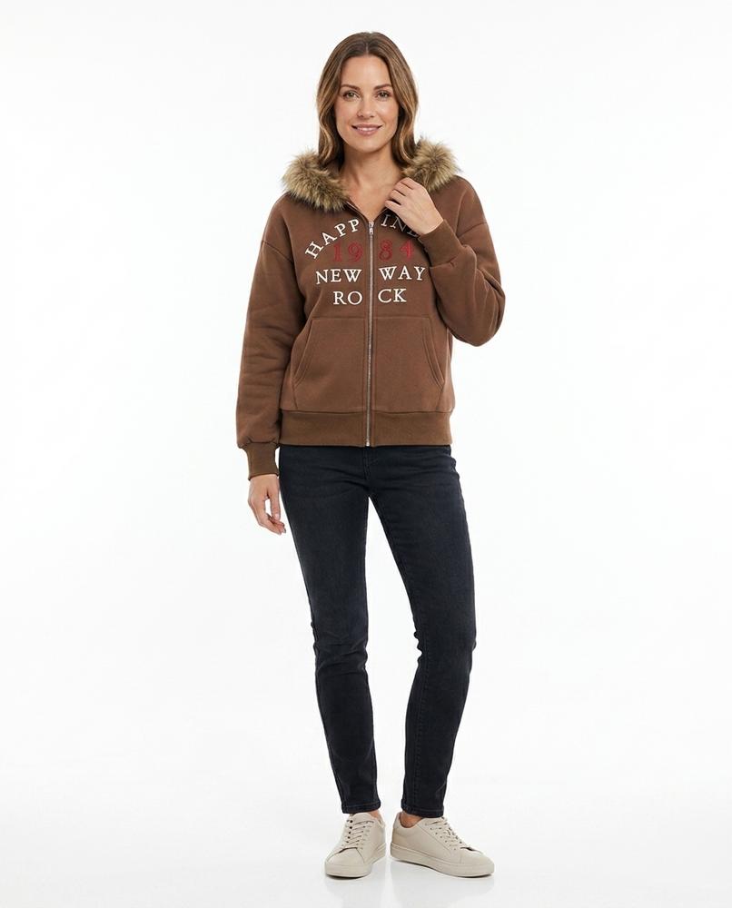 Cloppenburg Mode - Dukun | Pelzbesetzter Sweat Hoodie Damen