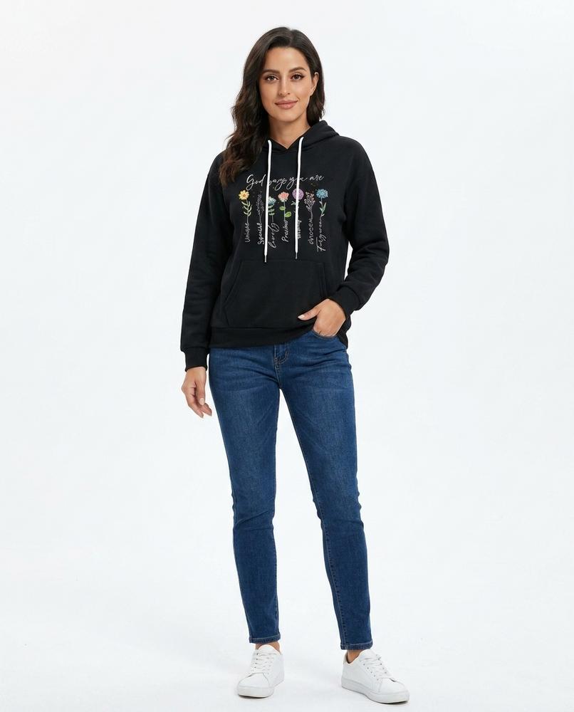 Cloppenburg Mode - Rumal | Bedruckter Baumwoll Hoodie Damen