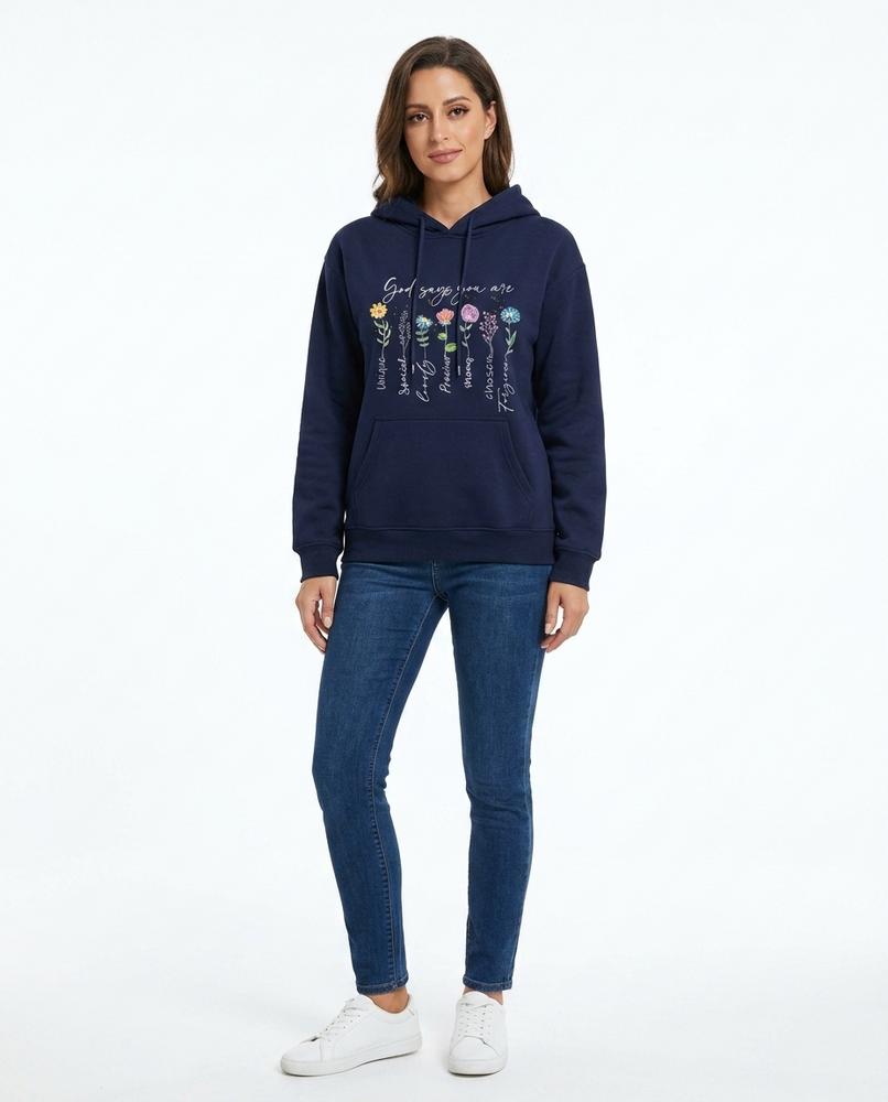 Cloppenburg Mode - Rumal | Bedruckter Baumwoll Hoodie Damen