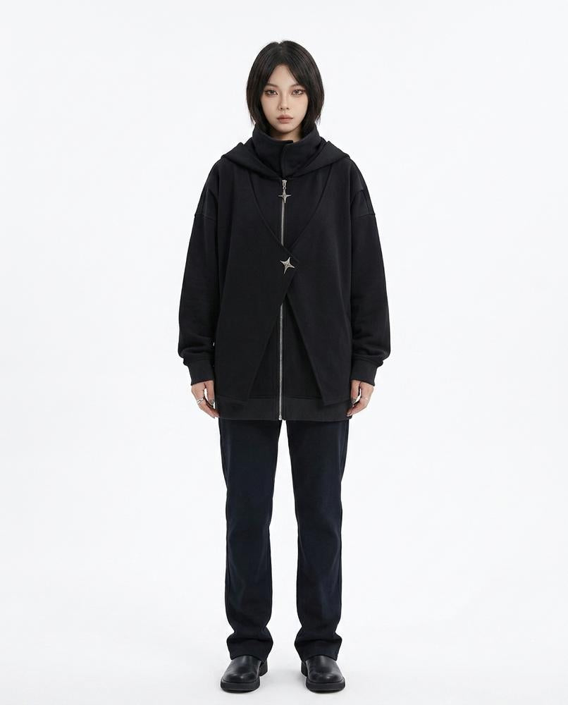 Cloppenburg Mode - Cumil | Asymmetrisch Hochgeschlossen Hoodie Unisex