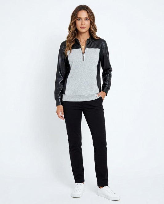 Cloppenburg Mode - Donan | Kombiniertes Hochgeschlossenes Sweatshirt Damen