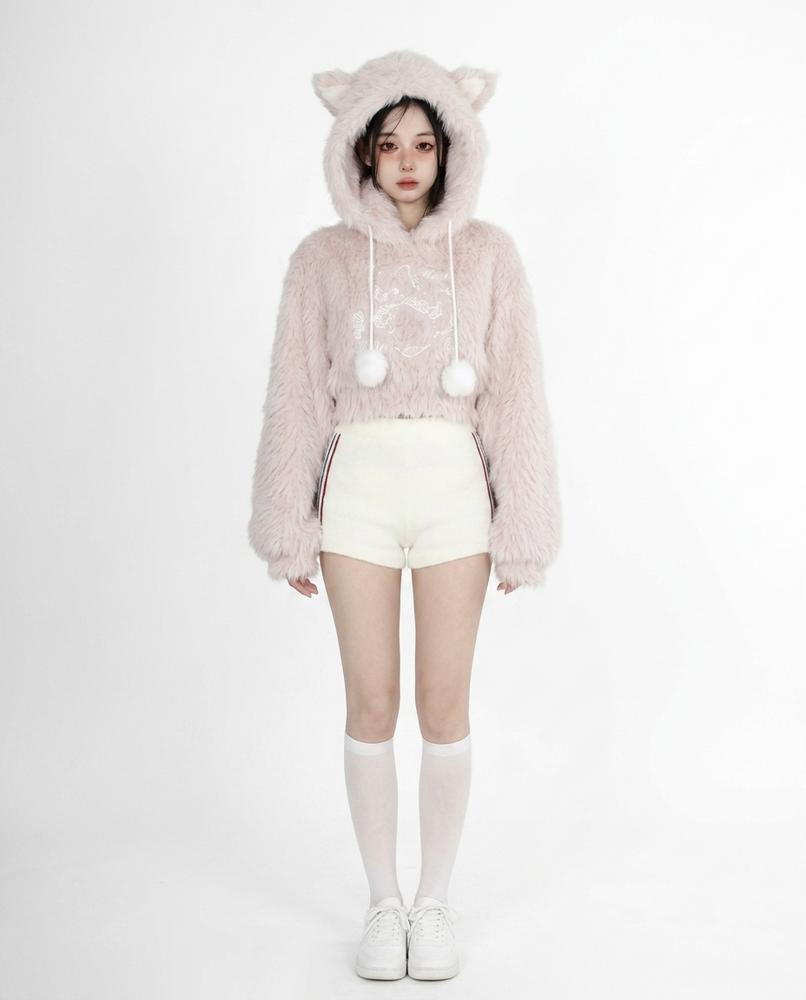 Cloppenburg Mode - Setes | Plüschiger Kurzgeschnittener Hoodie Damen