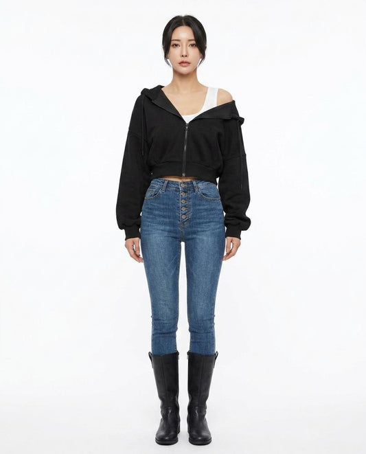 Cloppenburg Mode - Tular | Reißverschluss Kurzgeschnittener Hoodie Damen
