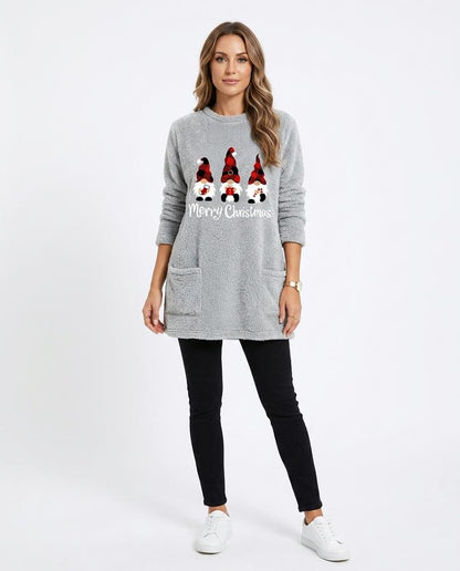 Cloppenburg Mode - Zegut | Plüschig Bedruckt Sweatshirt Damen