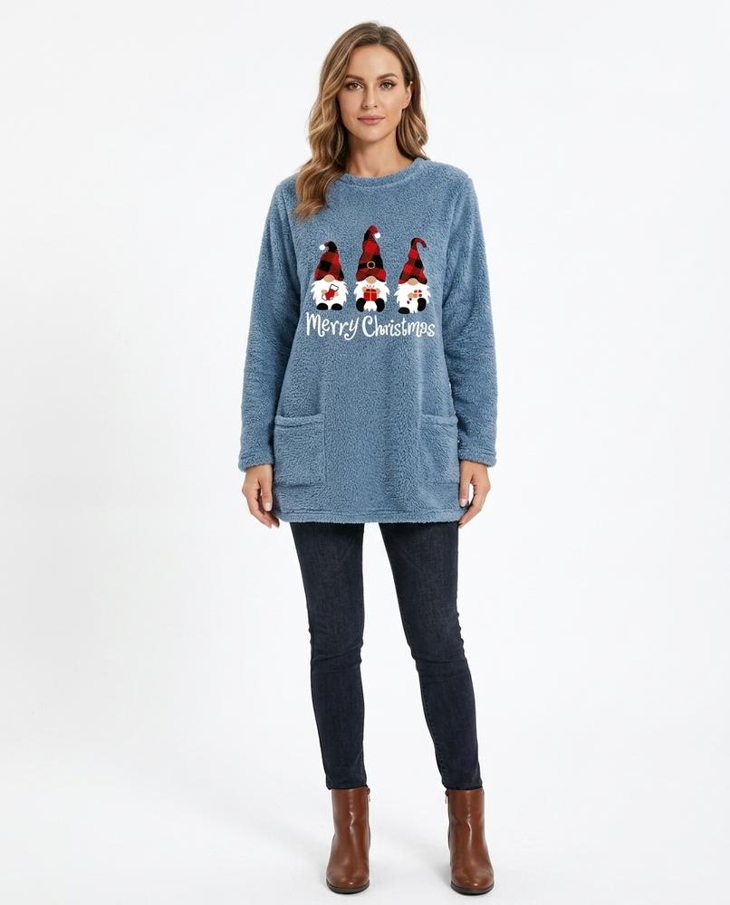 Cloppenburg Mode - Zegut | Plüschig Bedruckt Sweatshirt Damen