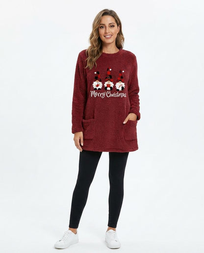 Cloppenburg Mode - Zegut | Plüschig Bedruckt Sweatshirt Damen
