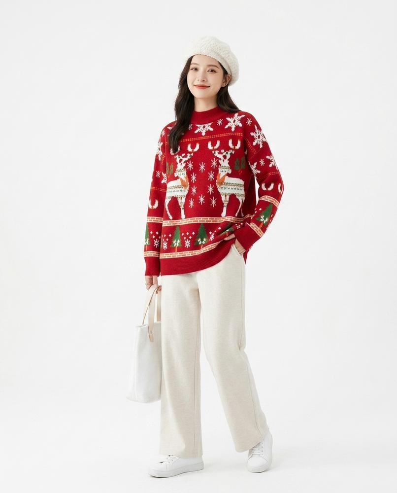 Cloppenburg Mode - Muber | Weitgeschnittener Gemusterter Pullover Damen