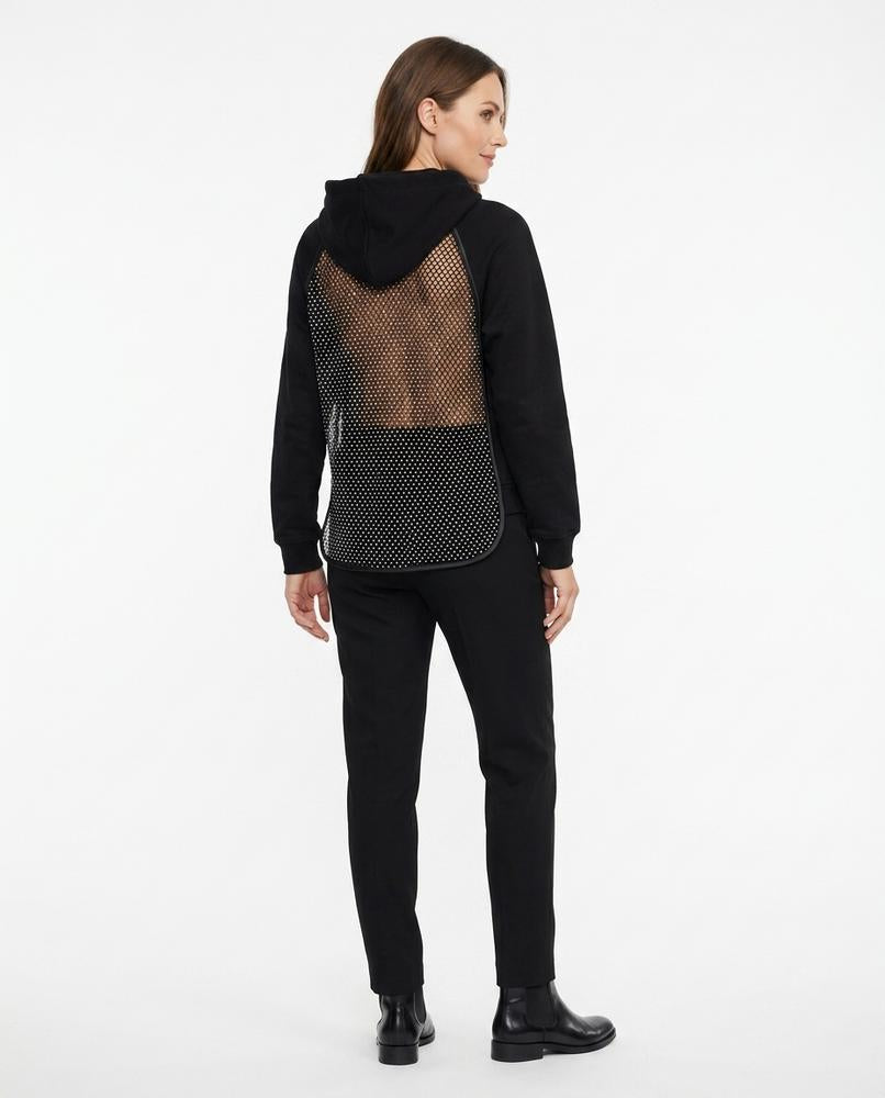 Cloppenburg Mode - Selel | Ausgeschnittener Strassbesetzter Hoodie Damen