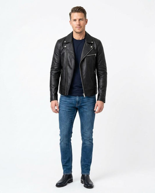 Cloppenburg Mode - Tidod | Asymmetrische Leder-Optik Jacke Herren