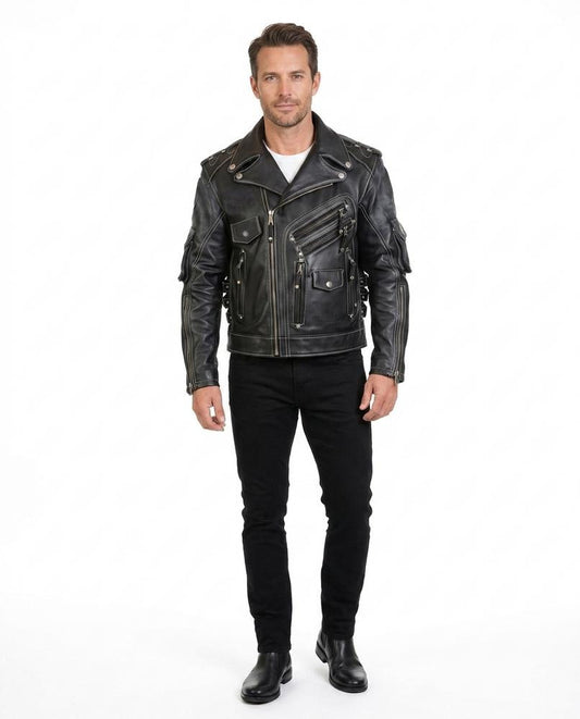 Cloppenburg Mode - Civum | Asymmetrisch Ledern Jacke Herren