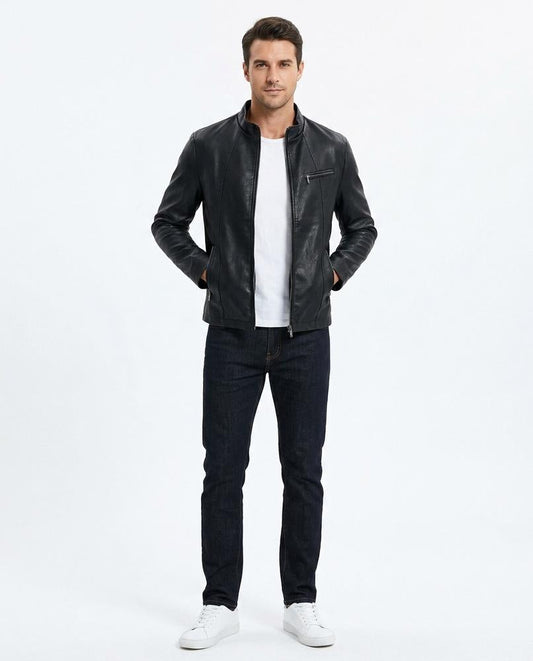 Cloppenburg Mode - Viwud | Taillierte Kunstleder Jacke Herren
