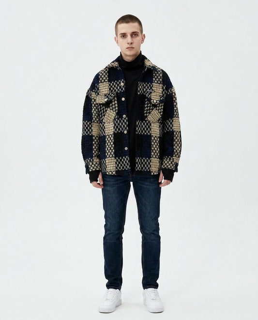 Cloppenburg Mode - Sugan | Strukturiert Kariert Jacke Herren