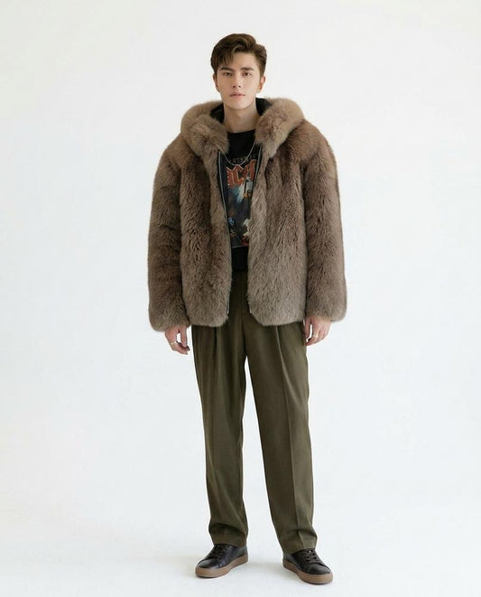 Cloppenburg Mode - Ruzan | Voluminöse Pelzige Jacke Herren