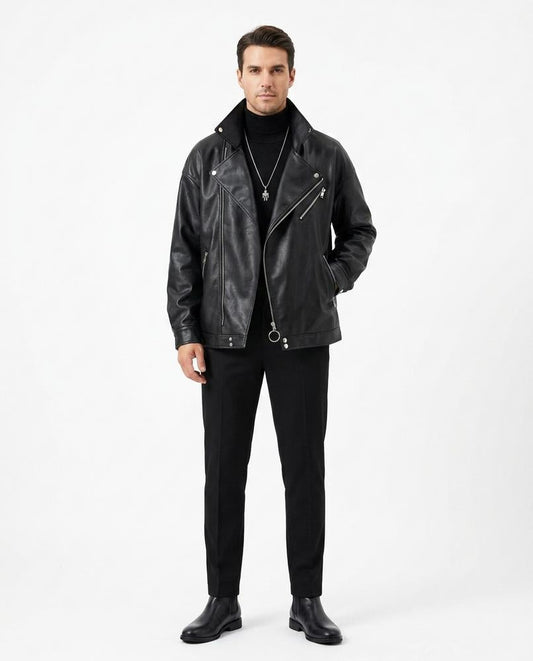 Cloppenburg Mode - Zimul | Locker geschnittene Kunstleder Jacke Herren