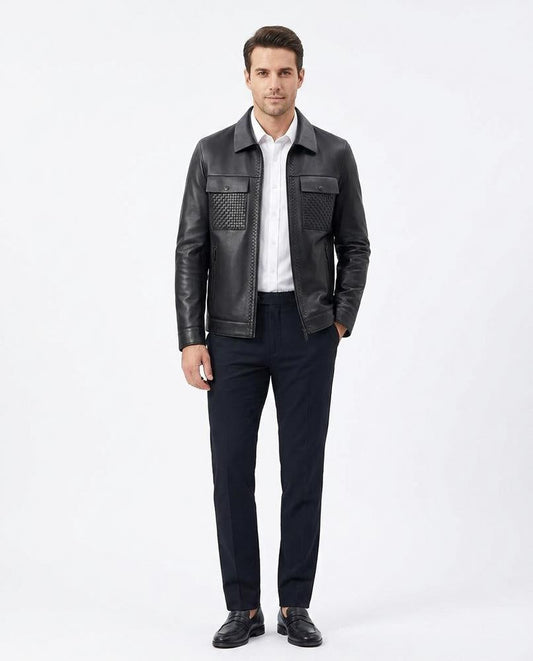 Cloppenburg Mode - Cirad | Strukturierte Leder Jacke Herren