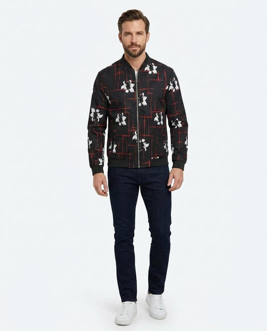 Cloppenburg Mode - Vafut | Gemusterte Leichte Jacke Herren
