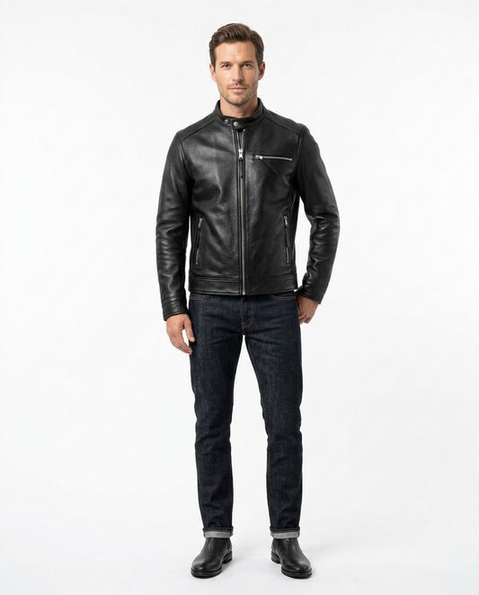 Cloppenburg Mode - Mevas | Genarbte Leder Jacke Herren