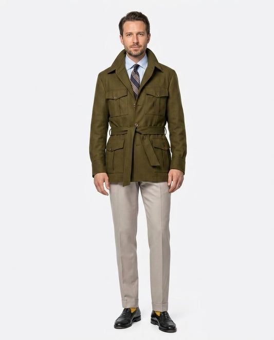 Cloppenburg Mode - Logat | Gegürtelt Geknöpft Jacke Herren