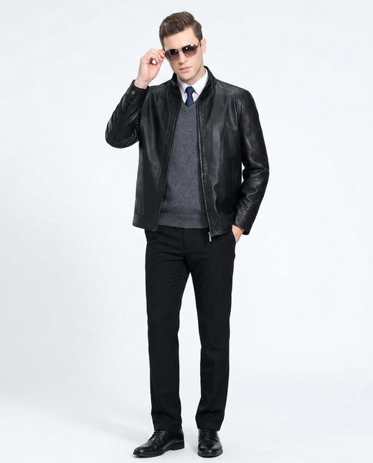 Cloppenburg Mode - Disod | Glatte Leder Jacke Herren
