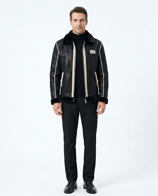 Cloppenburg Mode - Levor | Gefütterte Lederimitat Jacke Herren