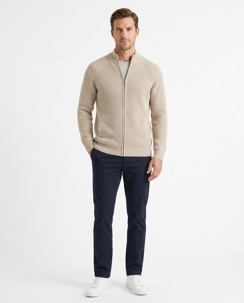 Cloppenburg Mode - Tuhon | Gerippt Hochgeschlossen Strickjacke Herren