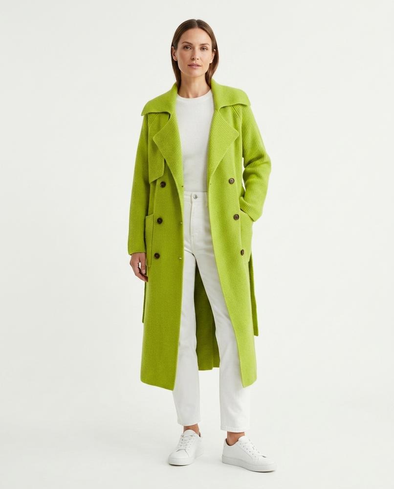 Cloppenburg Mode - Lufem | Gerippt Zweireihig Mantel Damen