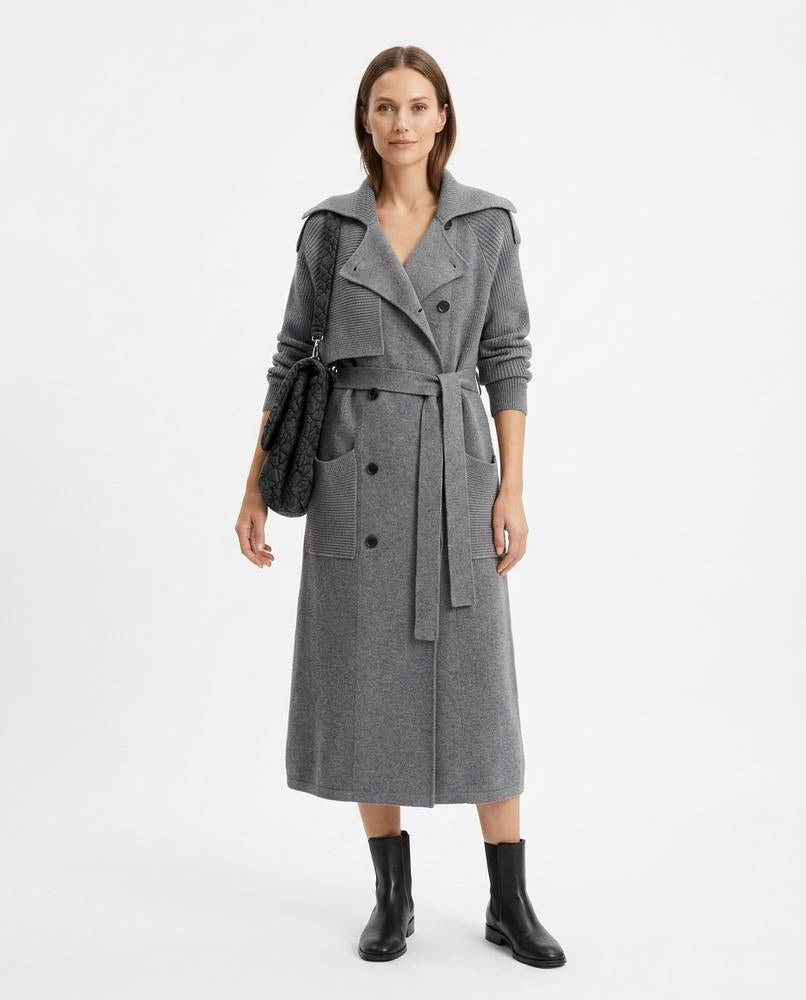 Cloppenburg Mode - Lufem | Gerippt Zweireihig Mantel Damen