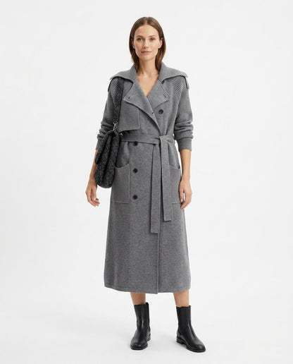 Cloppenburg Mode - Lufem | Gerippt Zweireihig Mantel Damen