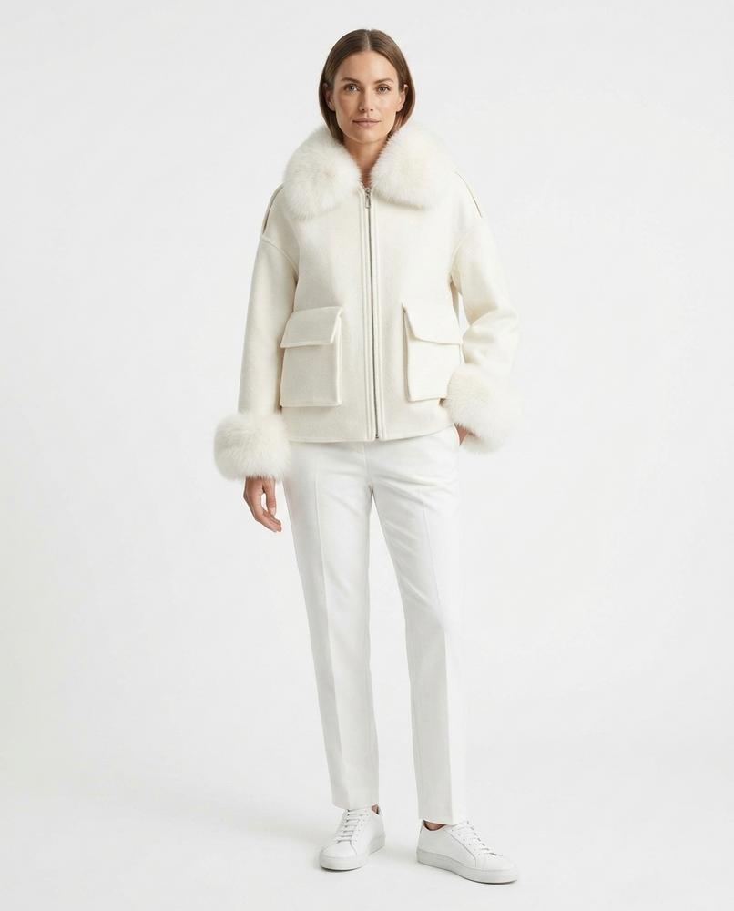 Cloppenburg Mode - Morim | Pelzbesetzt Kurzgeschnitten Jacke Damen