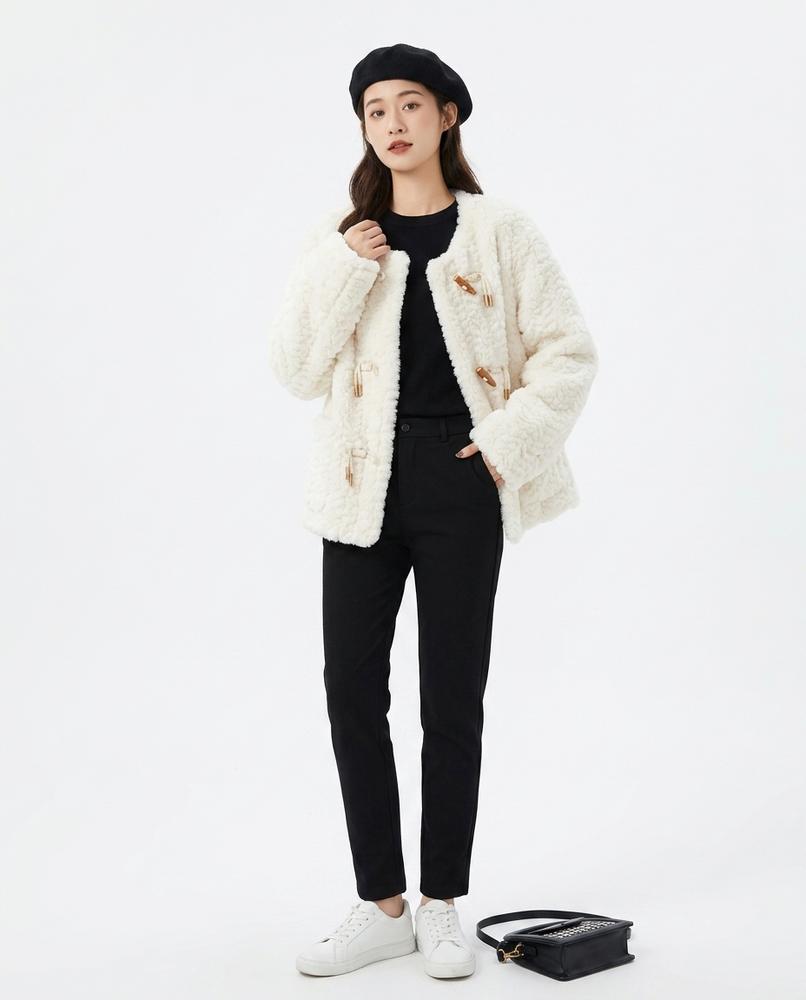 Cloppenburg Mode - Zovut | Flauschig Kragenlos Jacke Damen