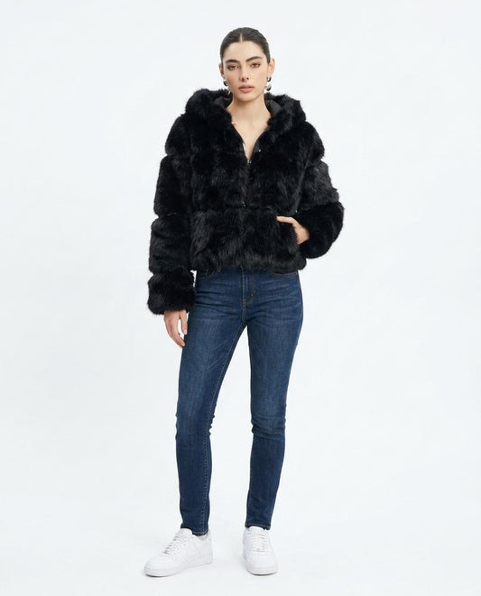 Cloppenburg Mode - Vebik | Kapuzen Kunstpelz Jacke Damen