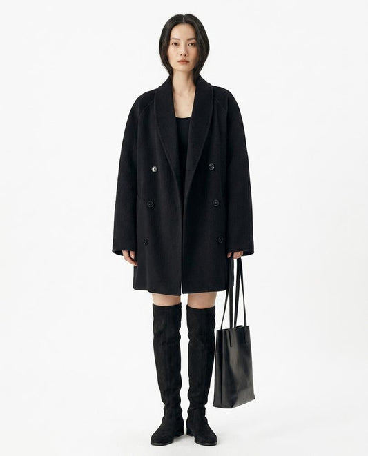 Cloppenburg Mode - Dumod | Doppelreihiger Wollartiger Mantel Damen