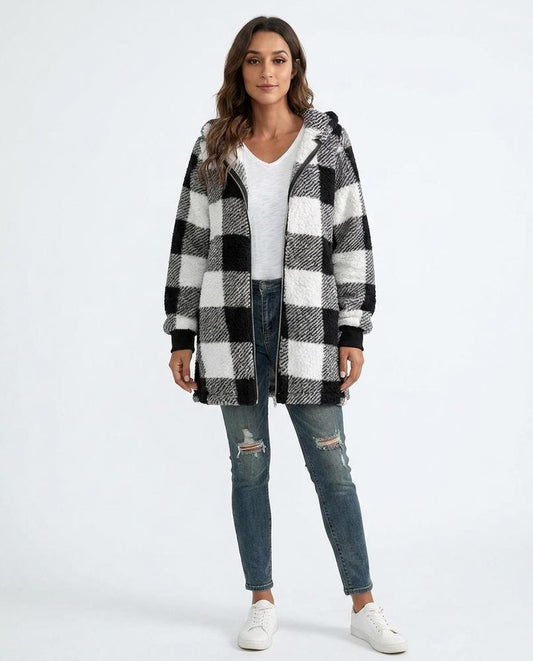 Cloppenburg Mode - Zalok | Flauschig Kariert Mantel Damen
