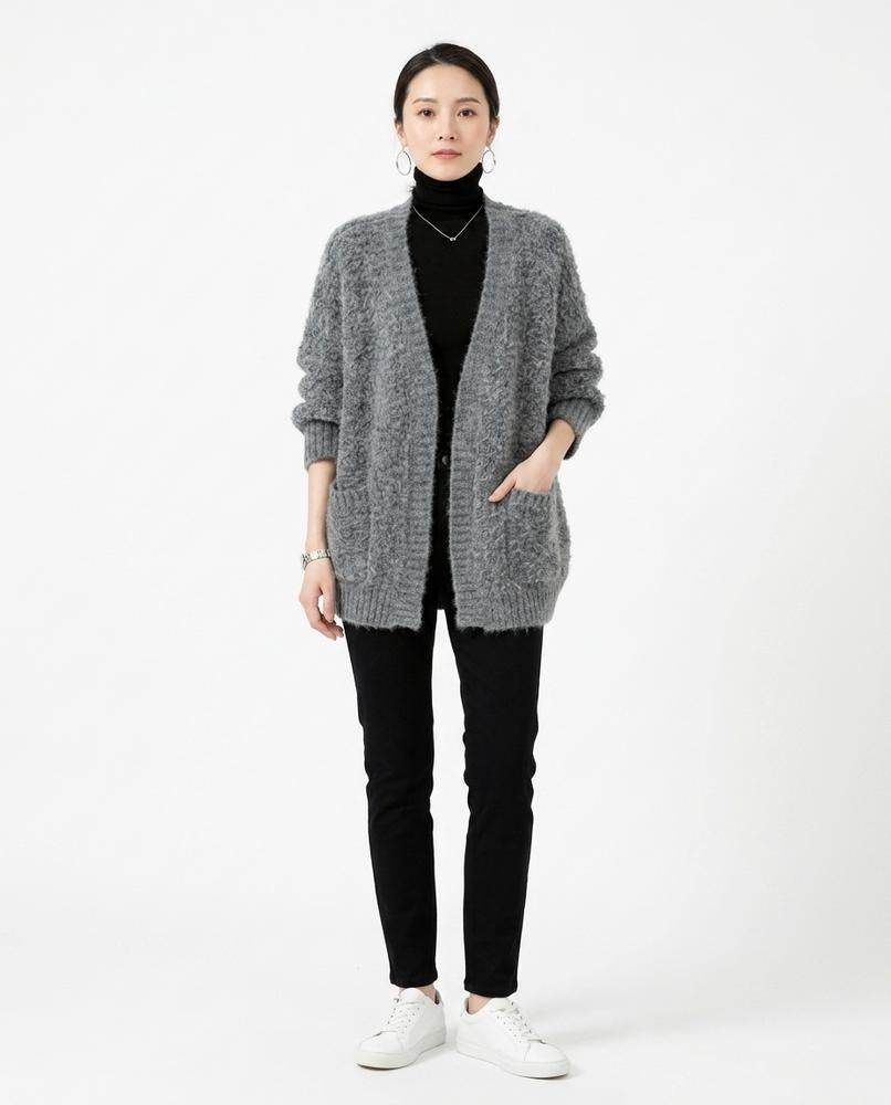 Cloppenburg Mode - Yihev | Strukturiertes Lockerer Cardigan Damen