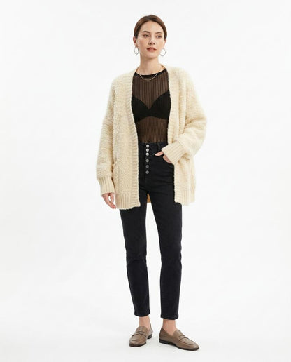 Cloppenburg Mode - Yihev | Strukturiertes Lockerer Cardigan Damen