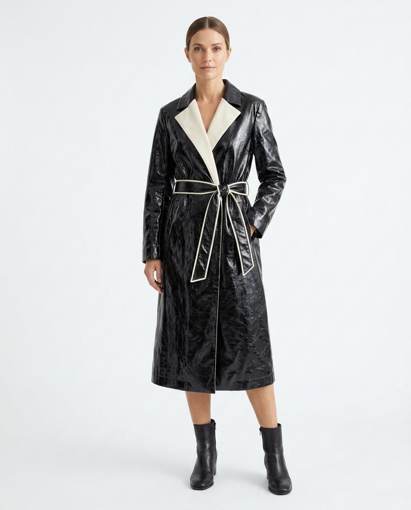 Cloppenburg Mode - Kamim | Glänzend Gegürtet Mantel Damen