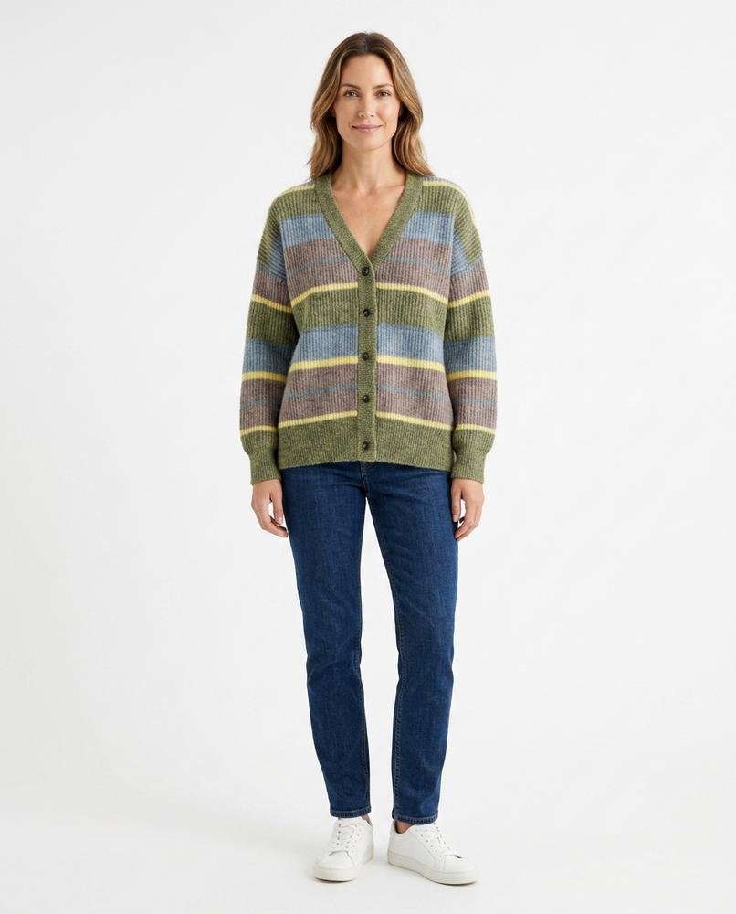 Cloppenburg Mode - Nefid | Gestreift Strukturiert Cardigan Unisex