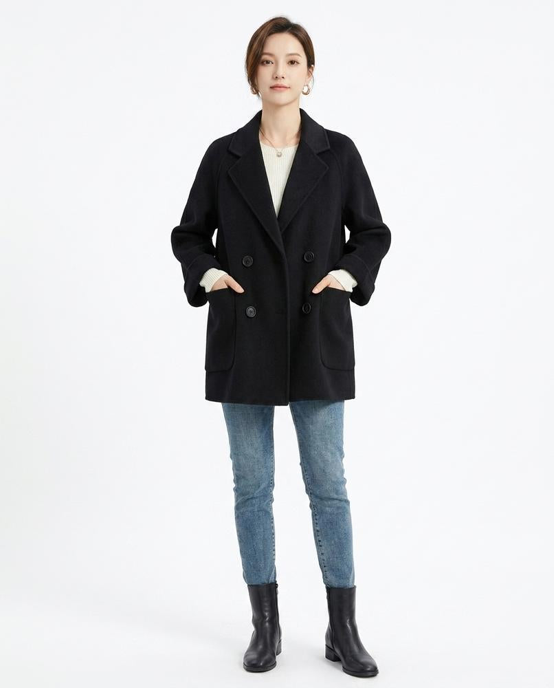 Cloppenburg Mode - Cihim | Zweireihiger Gewalkter Mantel Damen