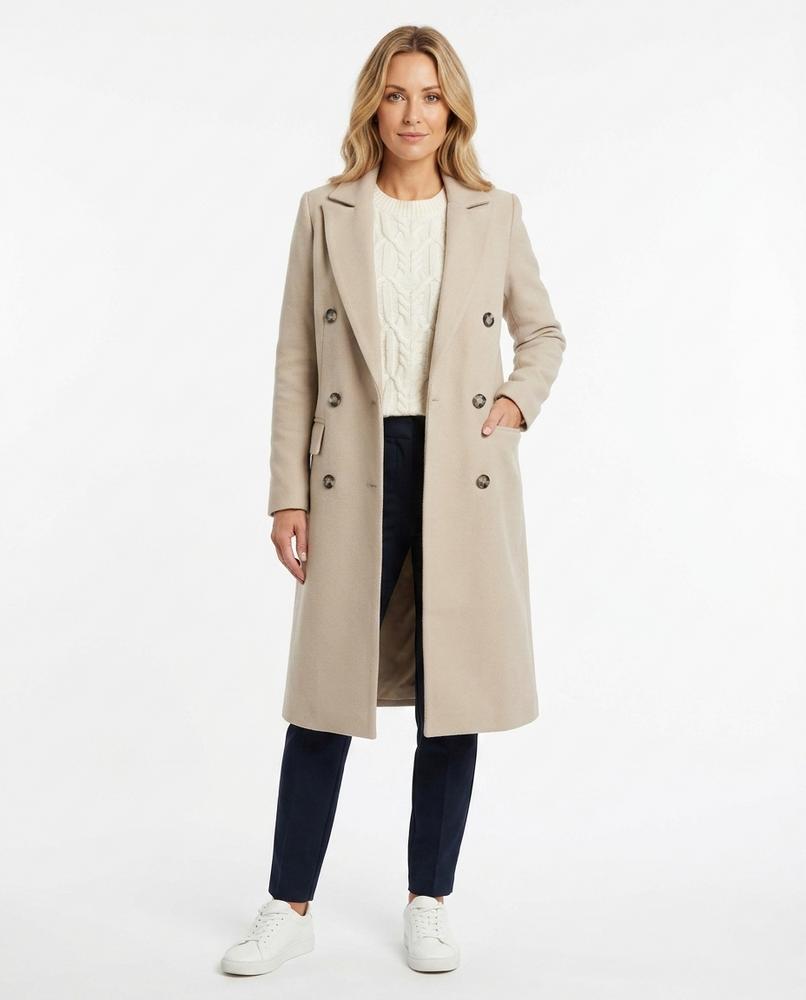 Cloppenburg Mode - Yifet | Zweireihiger Langgeschnittener Mantel Damen