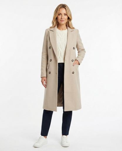 Cloppenburg Mode - Yifet | Zweireihiger Langgeschnittener Mantel Damen