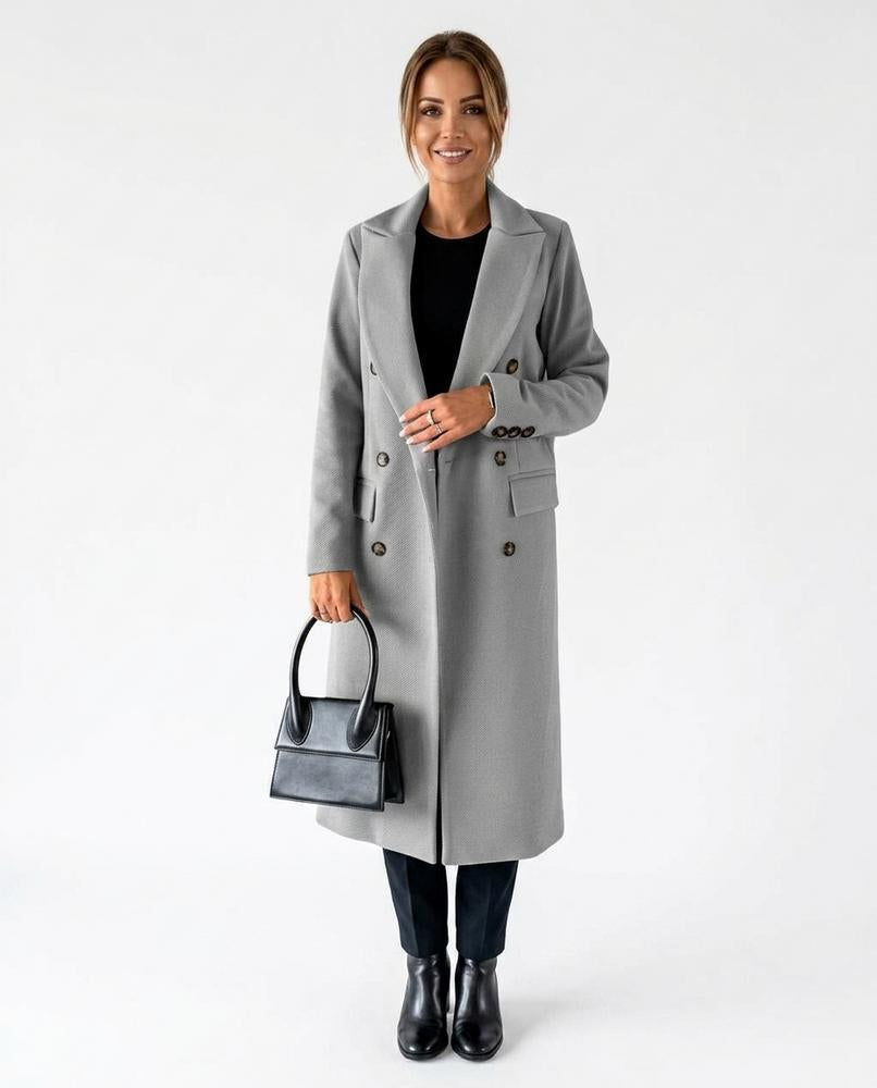 Cloppenburg Mode - Yifet | Zweireihiger Langgeschnittener Mantel Damen