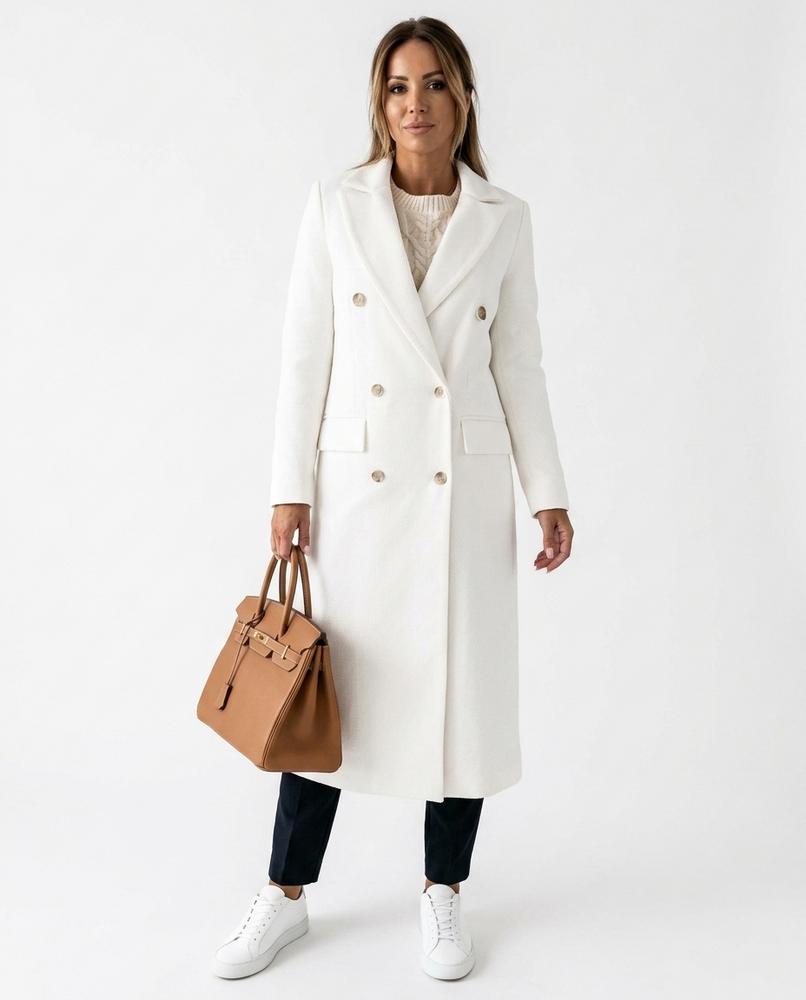 Cloppenburg Mode - Yifet | Zweireihiger Langgeschnittener Mantel Damen