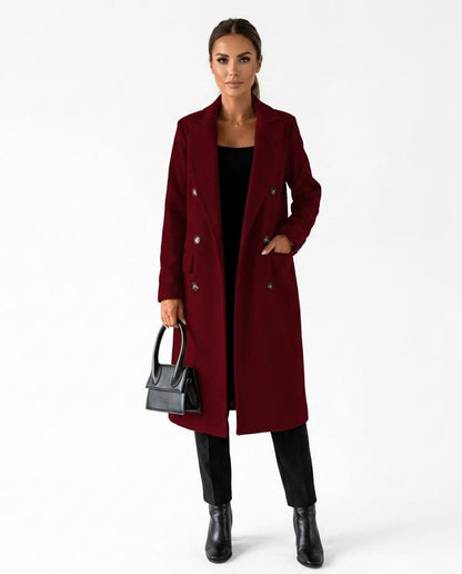 Cloppenburg Mode - Yifet | Zweireihiger Langgeschnittener Mantel Damen