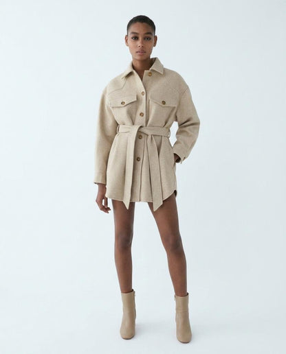 Cloppenburg Mode - Dawim | Gegürtete Strukturierte Jacke Damen