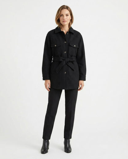 Cloppenburg Mode - Dawim | Gegürtete Strukturierte Jacke Damen