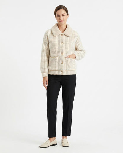 Cloppenburg Mode - Risam | Kariert Geknöpft Strickjacke Damen