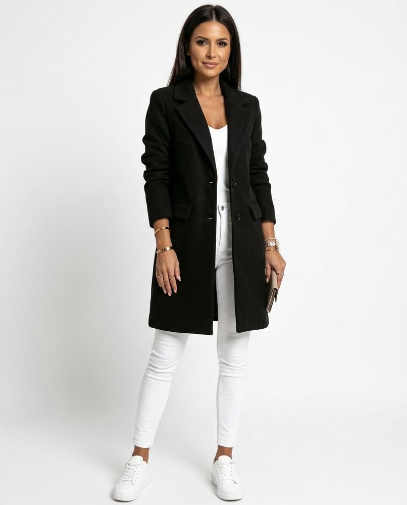 Cloppenburg Mode - Nafot | Einreihig Unifarben Mantel Damen